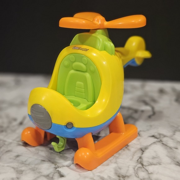 Little People Helicopter Toy Sounds‎ 2013 Mattel Fisher Price SOUND WORKS - Picture 3 of 6